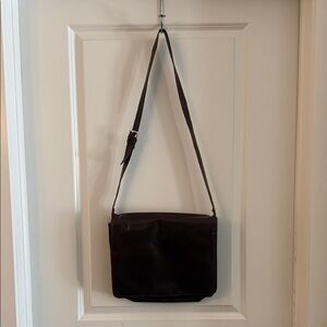 Wilsons Leather Rich Brown Men's Messenger Bag